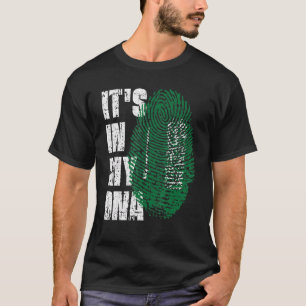 T-shirt C'Est Dans Mon Adn Arabie Saoudite Drapeau Arabie