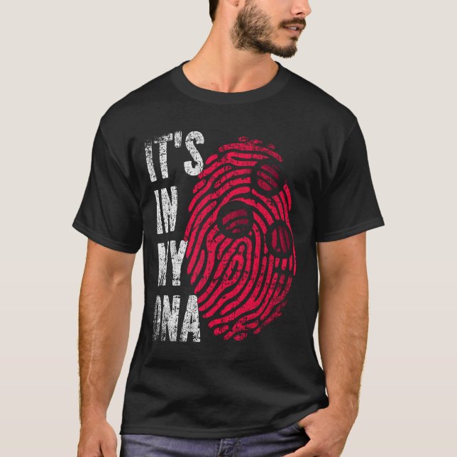 T-shirt C'EST DANS MON ADN Ball Ball Empreinte (Devant)