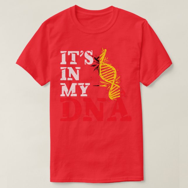 T-shirt C'est dans mon ADN Belgique (Design devant)