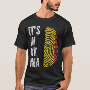 T-shirt C'EST DANS MON ADN Belgique Drapeau Hommes Femmes