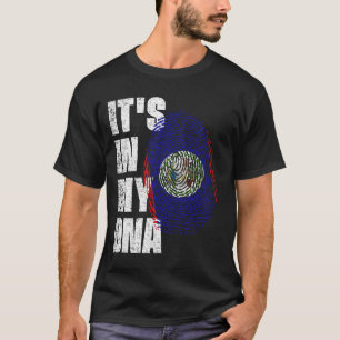 T-shirt C'EST DANS MON ADN Bélize Drapeau