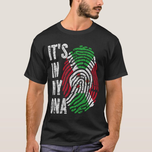 T-shirt C'EST DANS MON ADN Burundi Drapeau Hommes Femmes E (Devant)