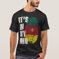 C'EST DANS MON ADN Cameroun Drapeau garçon fille c