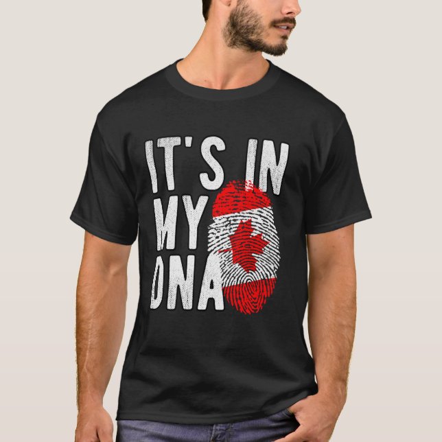T-shirt C'est dans mon ADN Canada (Devant)