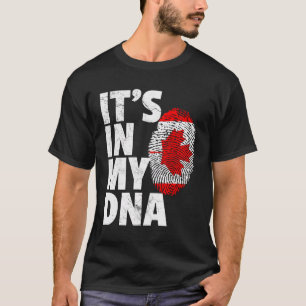 T-shirt C'Est Dans Mon Adn Canada Feuille D'Érable Maple P