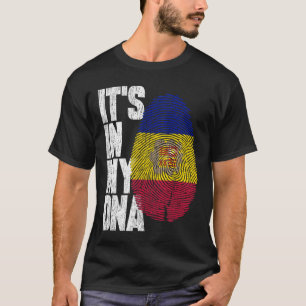 T-shirt C'est dans mon ADN Chemise andorrane Fière cadeau 