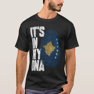 T-shirt C'est dans mon ADN Chemise kosovare Fière cadeau h