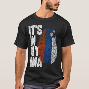T-shirt C'est dans mon ADN Chemise slovène Fière cadeau hi