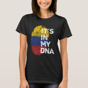 T-shirt C'est dans mon ADN Colombian Pride Heritage