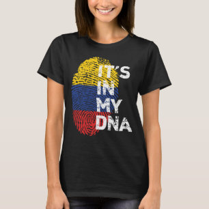 T-shirt C'est dans mon ADN Colombian Pride Heritage