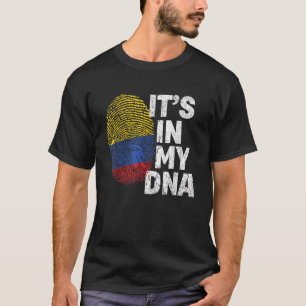 T-shirt C'est dans mon ADN Colombie Drapeau national colo