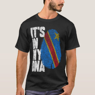 T-shirt C'est dans mon ADN Congo Chemise Fière Cadeau
