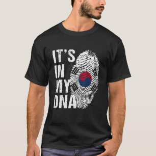 T-shirt C'est dans Mon ADN coréen sud Pride corée sud coré