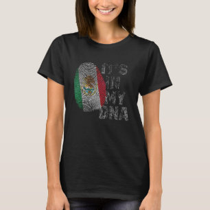 T-shirt C'est dans mon ADN Drapeau du Mexique Patrimoine M