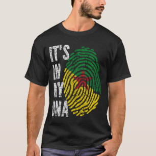 T-shirt C'EST DANS MON ADN Drapeau Français Guyane Hommes