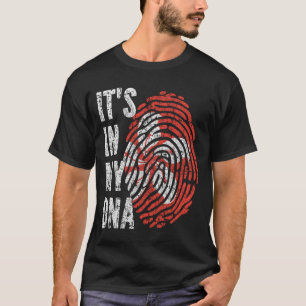 T-shirt C'EST DANS MON ADN Drapeau Hong Kong Hommes Femmes