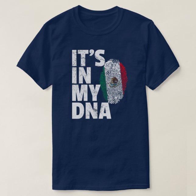 T-shirt C'est dans mon ADN Drapeau mexicain Cinco De Mayo  (Design devant)