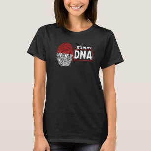 T-shirt C'est dans mon ADN Drapeau national Indonésien Pat