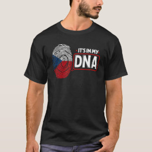 T-shirt C'est dans mon ADN Drapeau national Tchèque Patrio