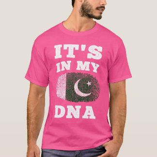 T-shirt C'est dans mon ADN Drapeau pakistanais Pakistanais