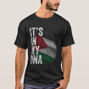 T-shirt C'Est Dans Mon Adn Drapeau Palestine Palestinien