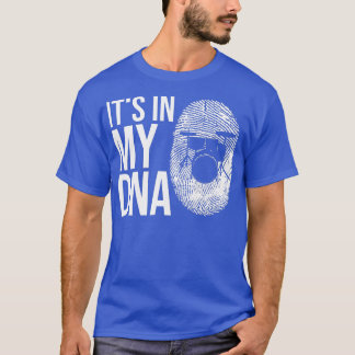 T-shirt C'Est Dans Mon ADN Drôle Drumming Slogan Drum Set