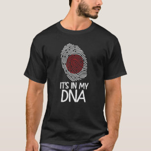 T-shirt C'est dans mon ADN Empreinte de drapeau japonais