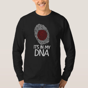T-shirt C'est dans mon ADN  Empreinte de drapeau japonais 