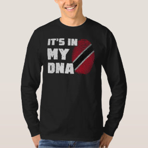 T-shirt C'est dans mon ADN Empreinte digitale du drapeau d