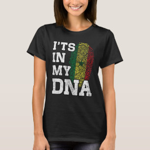 T-shirt C'est dans mon ADN Empreinte digitale sénégalaise