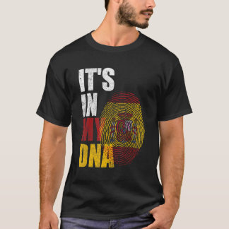 T-shirt C'est dans mon ADN espagnol Vintage Espana Drapea