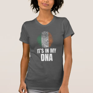 T-shirt C'est dans mon ADN fier d'être irlandais