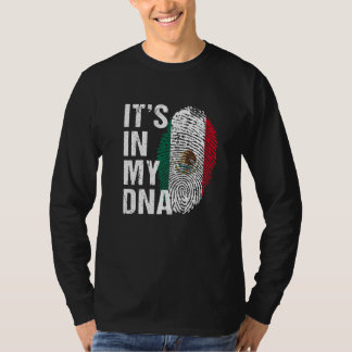 T-shirt C'est dans mon ADN fierté mexicaine drapeau du mex