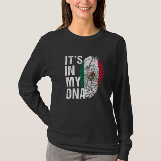 T-shirt C'est dans mon ADN fierté mexicaine drapeau du mex
