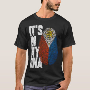T-shirt C'est dans mon ADN Filipino Chemise Fière Cadeau