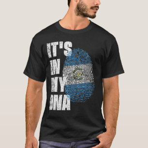 T-shirt C'EST DANS MON ADN Guatemala Drapeau