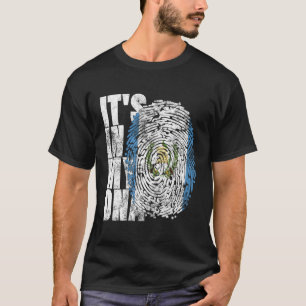 T-shirt C'Est Dans Mon Adn Guatémaltèque-Guatemala Drapeau