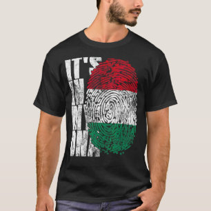 T-shirt C'est dans mon Adn Hongrie graphique pour hommes f