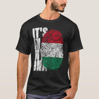 T-shirt C'est dans mon Adn Hongrie graphique pour hommes f