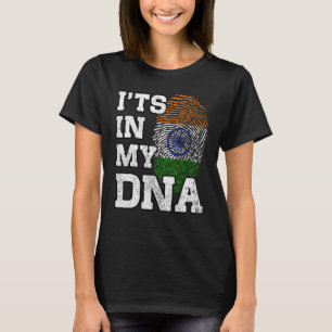 T-shirt C'est dans mon ADN imprimé d'empreintes digitales