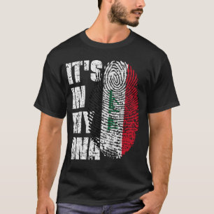 T-shirt C'EST DANS MON ADN Iraq Flag Boy Girl Gift