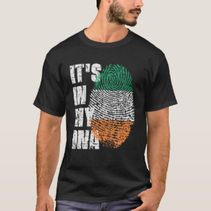 T-shirt C'est dans mon ADN Irlande Drapeau irlandais
