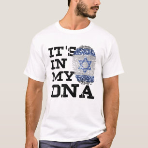 T-shirt C'est dans mon ADN Israélien J'aime Israël Drape