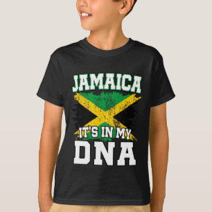 T-shirt C'est dans mon ADN Jamaïcain Pride Jamaïque Drapea