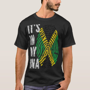 T-shirt C'Est Dans Mon Adn Jamaïque Drapeau Hommes Femmes