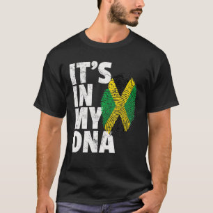 T-shirt C'est dans mon ADN Jamaïque Drapeau Jamaican Prid