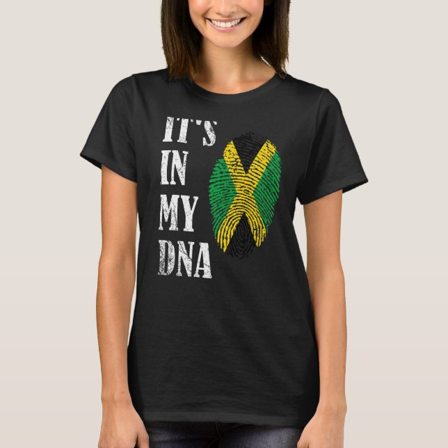 T-shirt C'est dans mon ADN Jamaïque Premium (Devant)
