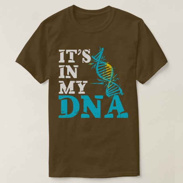T-shirt C'est dans mon ADN kazakhstan (Design devant)