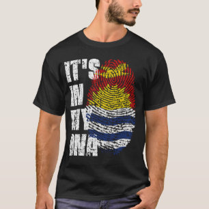 T-shirt C'EST DANS MON ADN Kiribati Drapeau Cadeau Garçon