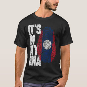 T-shirt C'est dans mon ADN Lao Shirt Fière Cadeau Laos Dra